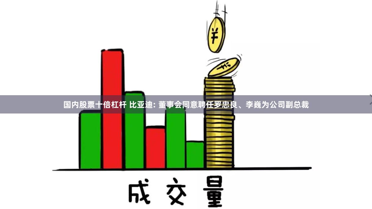 国内股票十倍杠杆 比亚迪: 董事会同意聘任罗忠良、李巍为公司副总裁
